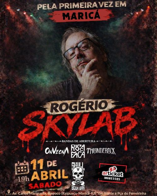 Rogério Skylab no Skull Beer