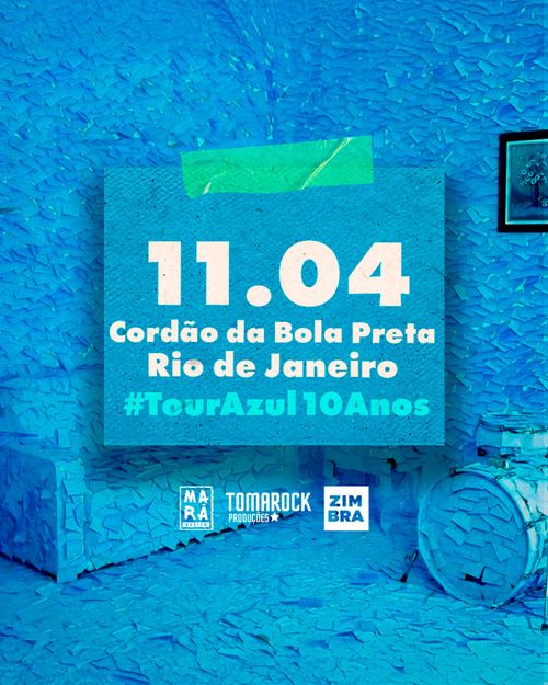 Zimbra no Rio de Janeiro - Tour Azul 10 Anos