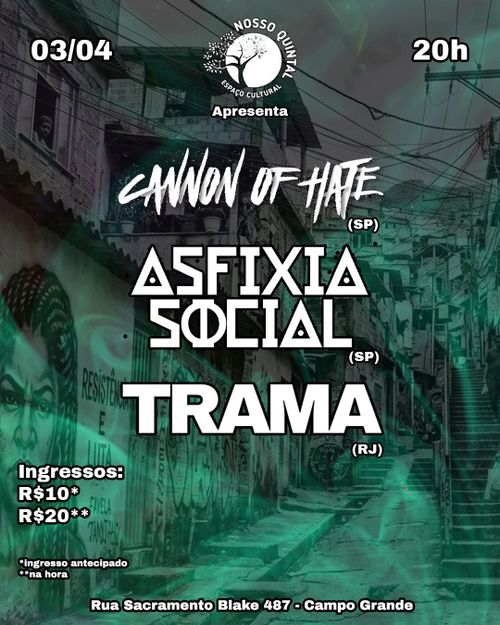 Cannon Of Hate, Asfixia Social e Trama