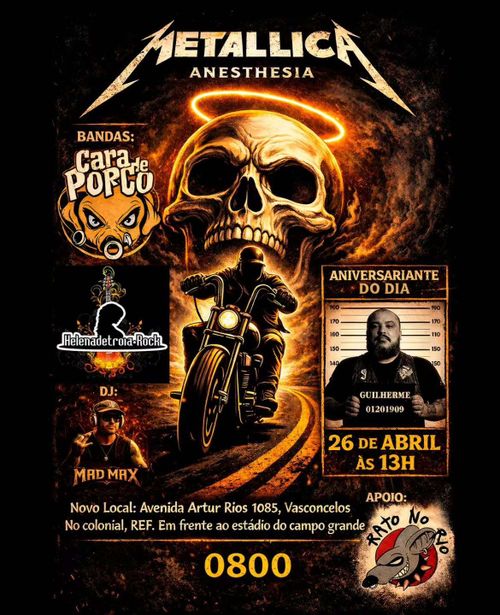 Metallica Anesthesia
